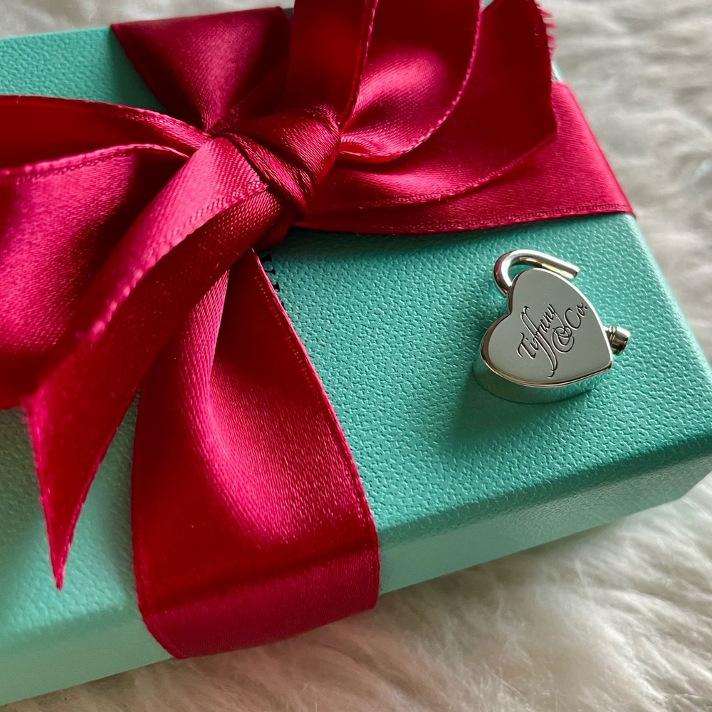 Tiffany and Co. Heart Padlock Pendant Charm